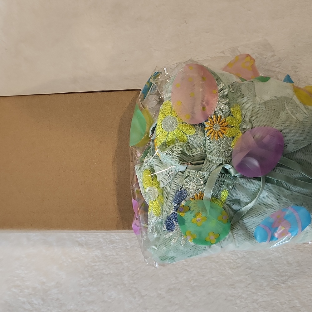 Savage X Fenty Mint Green With  Flowered Bodice Negligee Size Medium - Picture 12 of 13